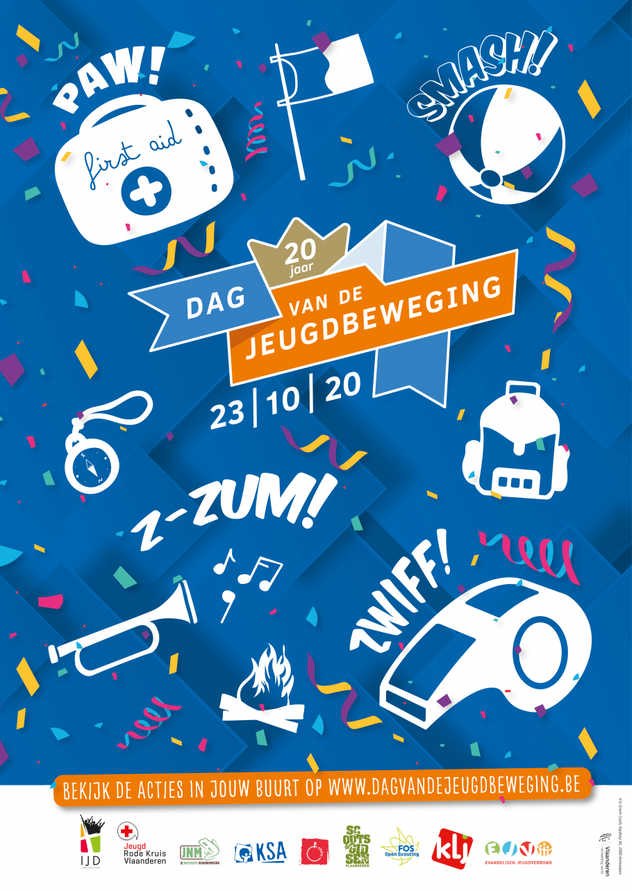 Affiche Dag van de Jeugdbeweging 2020
